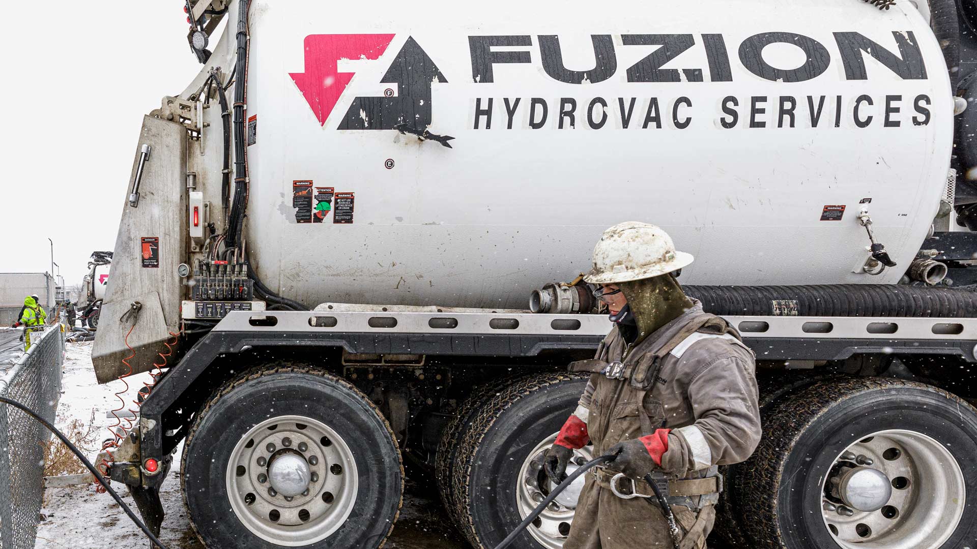 A Fuzion expert working to clean up hazardous waste.