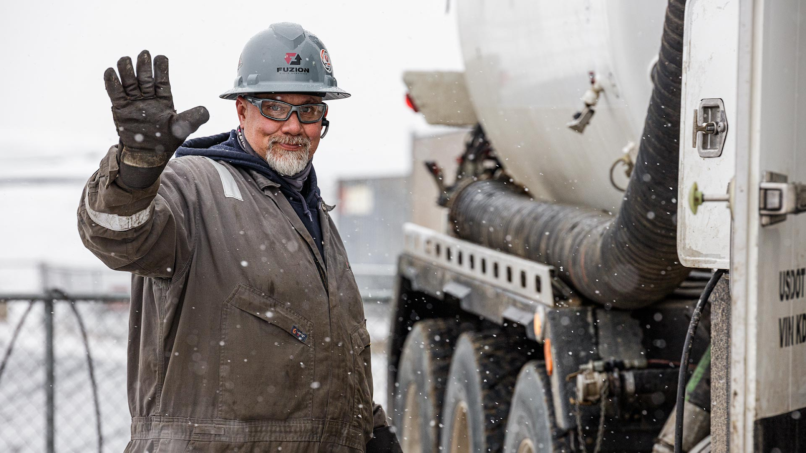 A Fuzion expert on a jobsite.